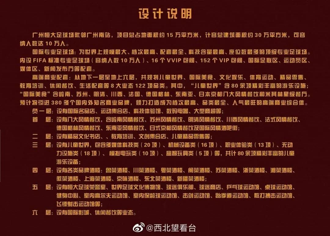 许家印吐槽恒大完整版,许家印亲自设计的恒大足球场