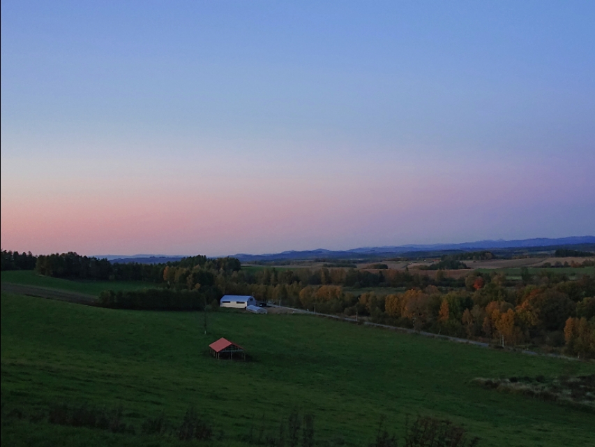 北海道登别到美瑛町需多久,日本北海道美瑛川的雪景