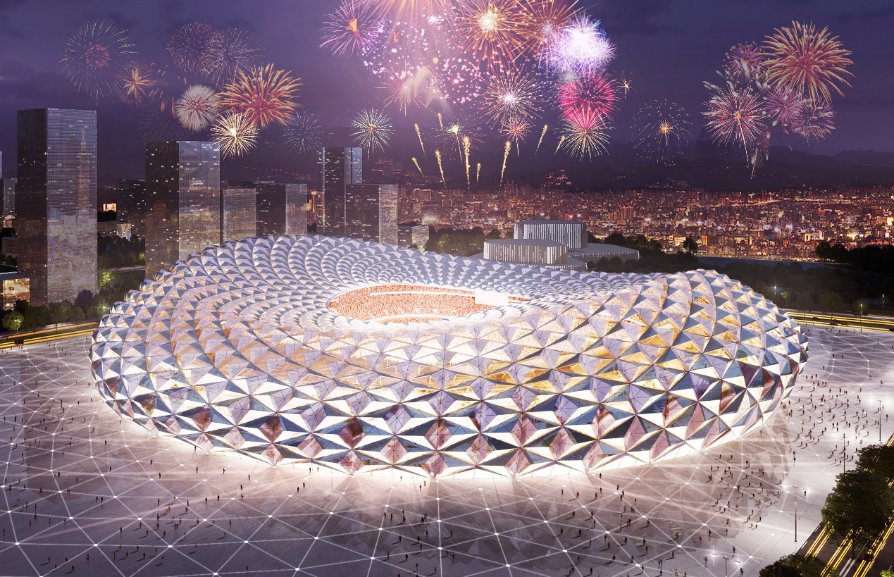 恒大荷花新足球场,恒大荷花球场原始图