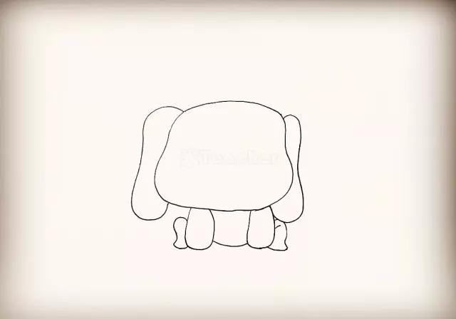 小狗简笔画ins风简单又好看图片,简单又超凶的小狗简笔画图片图文