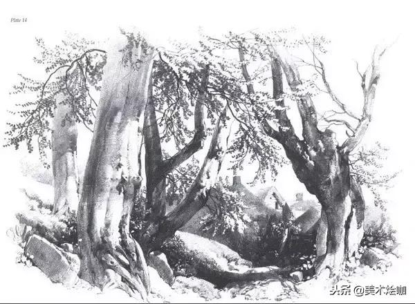 40张经典素描,40张经典素描风景图快拿去临摹吧