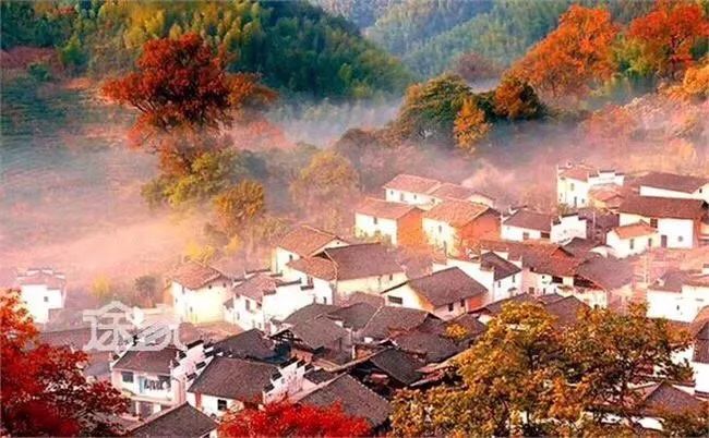 婺源篁岭赏秋,晒秋江西婺源篁岭