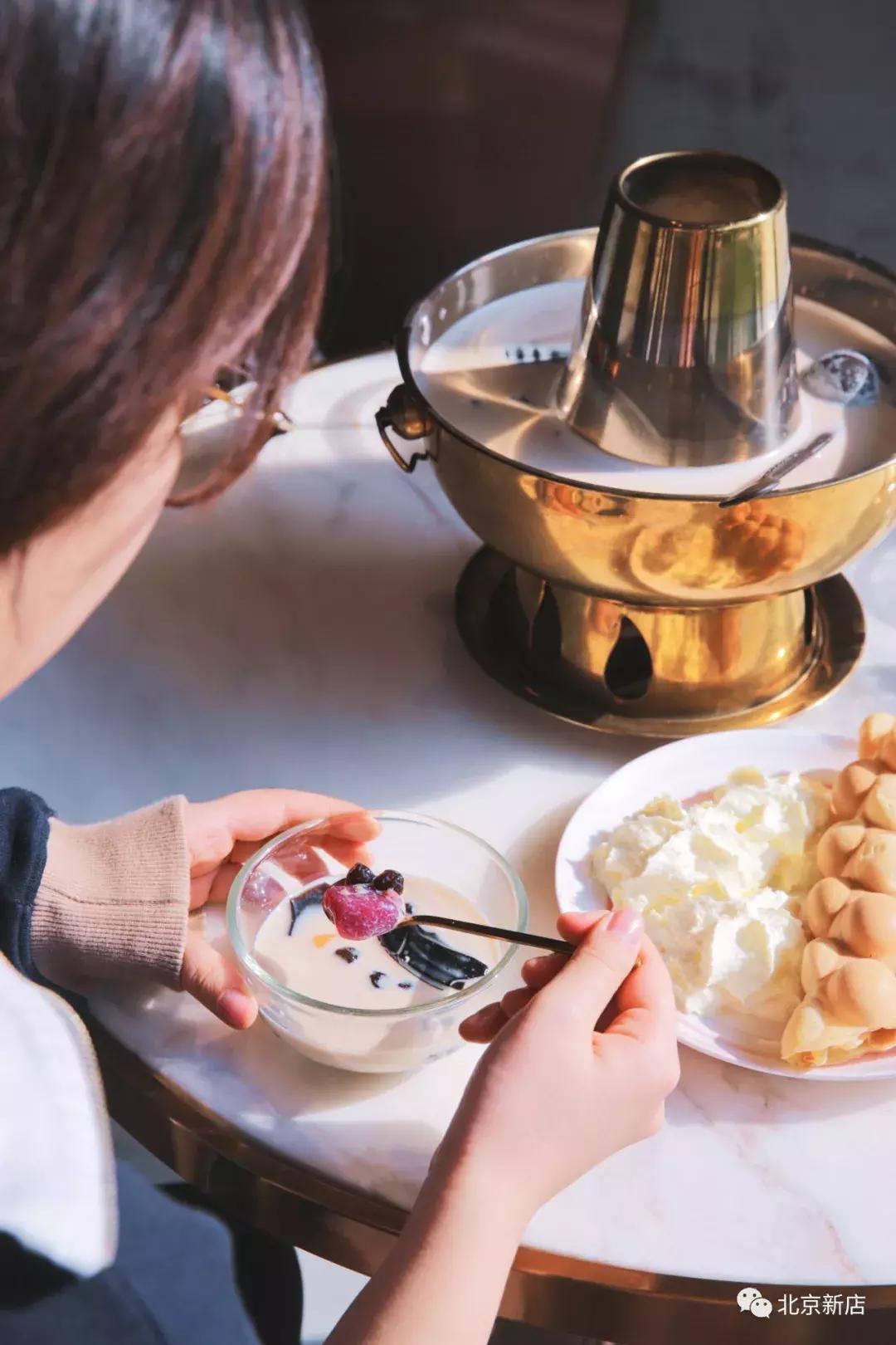 望京附近的老北京铜锅涮肉,老北京铜锅奶茶