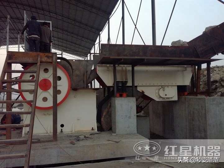 石头粉碎成沙子全部流程,石头粉碎成沙子用什么设备效果好