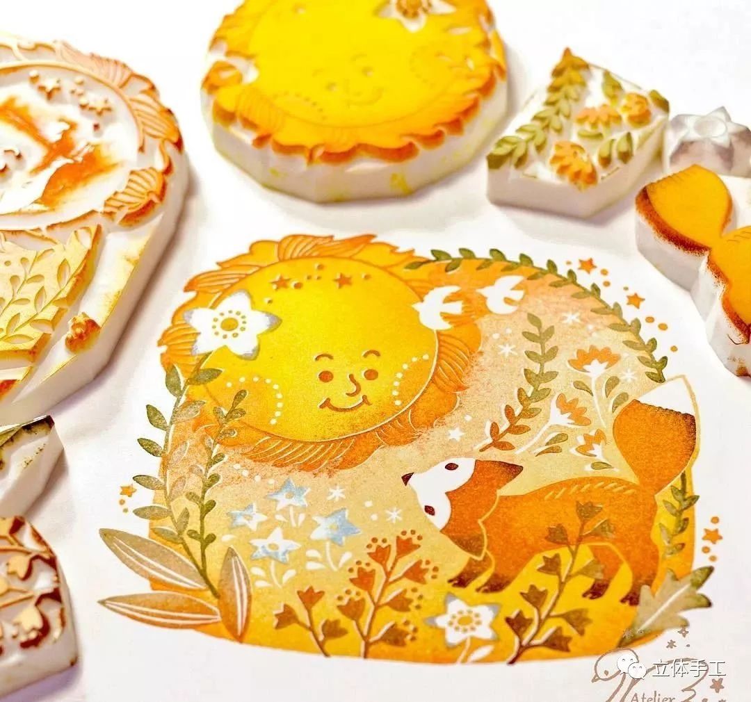 手工雕刻橡皮章教程,手工橡皮章