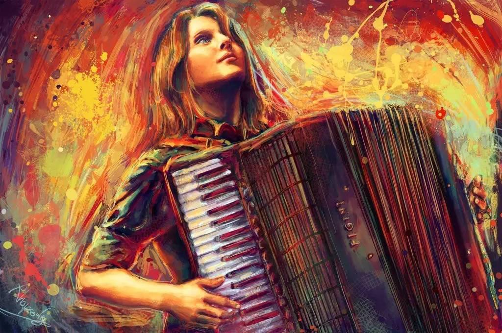 口琴口风琴手风琴,口琴笛子口风琴