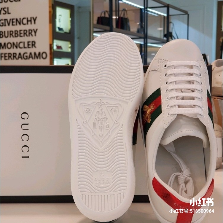gucci古驰tennis1977系列女士小白鞋,最好看的古驰小白鞋