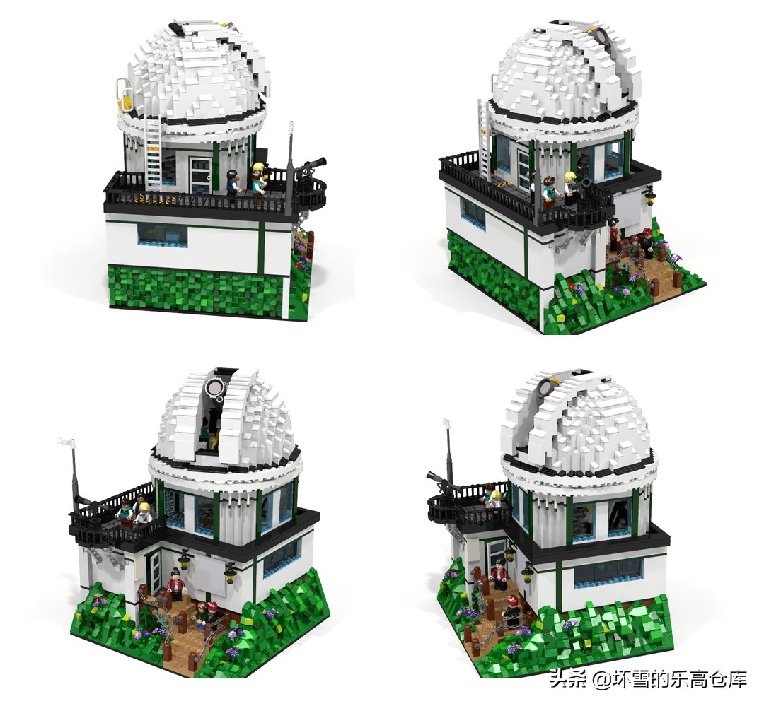万赞俱乐部里的亮眼作：充满科技感的乐高天文台，可惜不量产