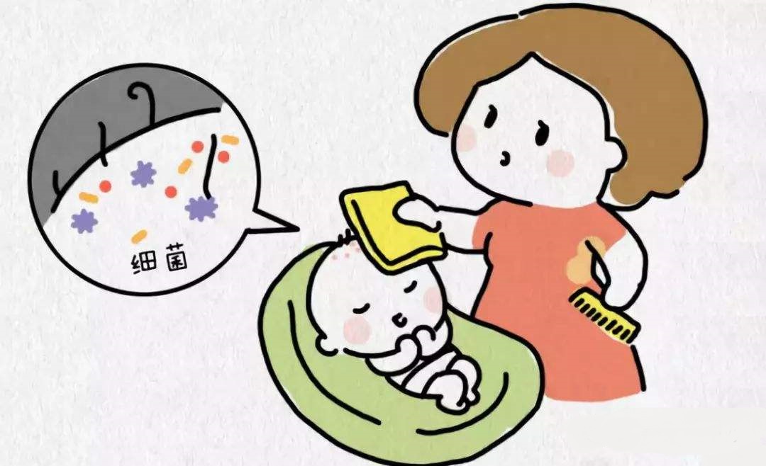 宝宝囟门头垢可以用石蜡油去除吗,新生儿囟门上的头垢可以清理吗