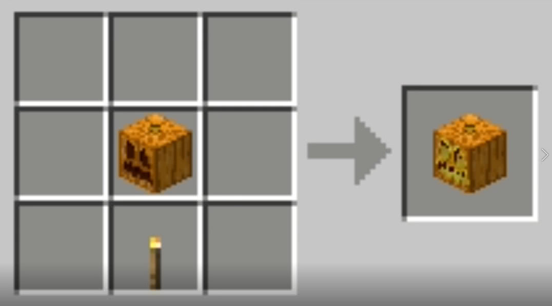 我的世界南瓜灯合成雪傀儡,我的世界合成黄金