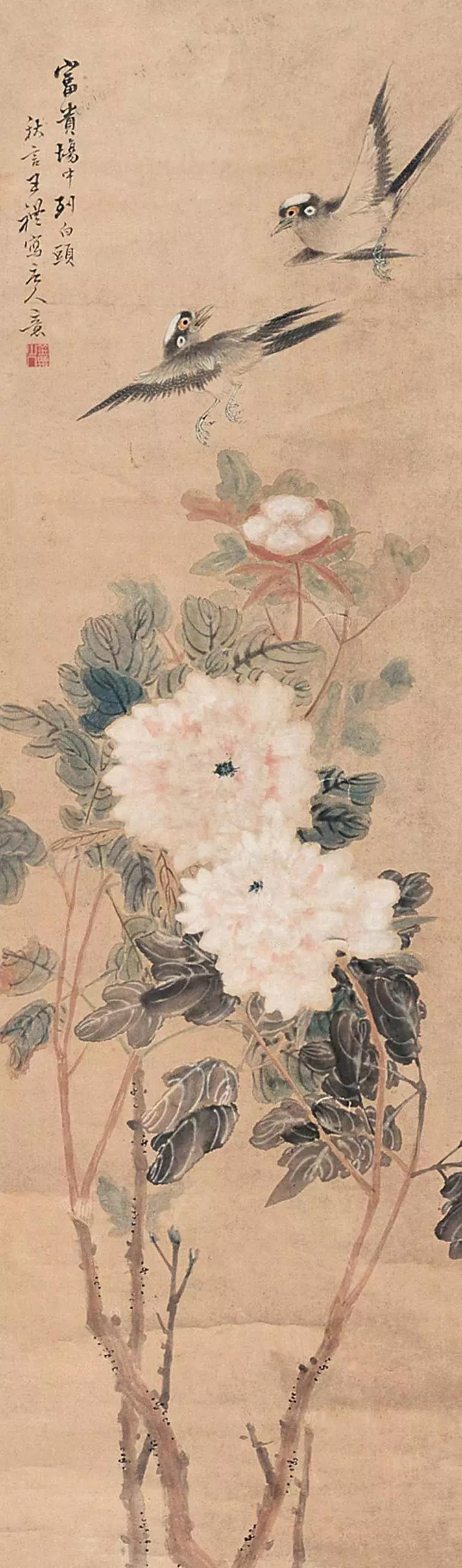 潘天寿100幅花鸟画欣赏,潘天寿花鸟画构图法