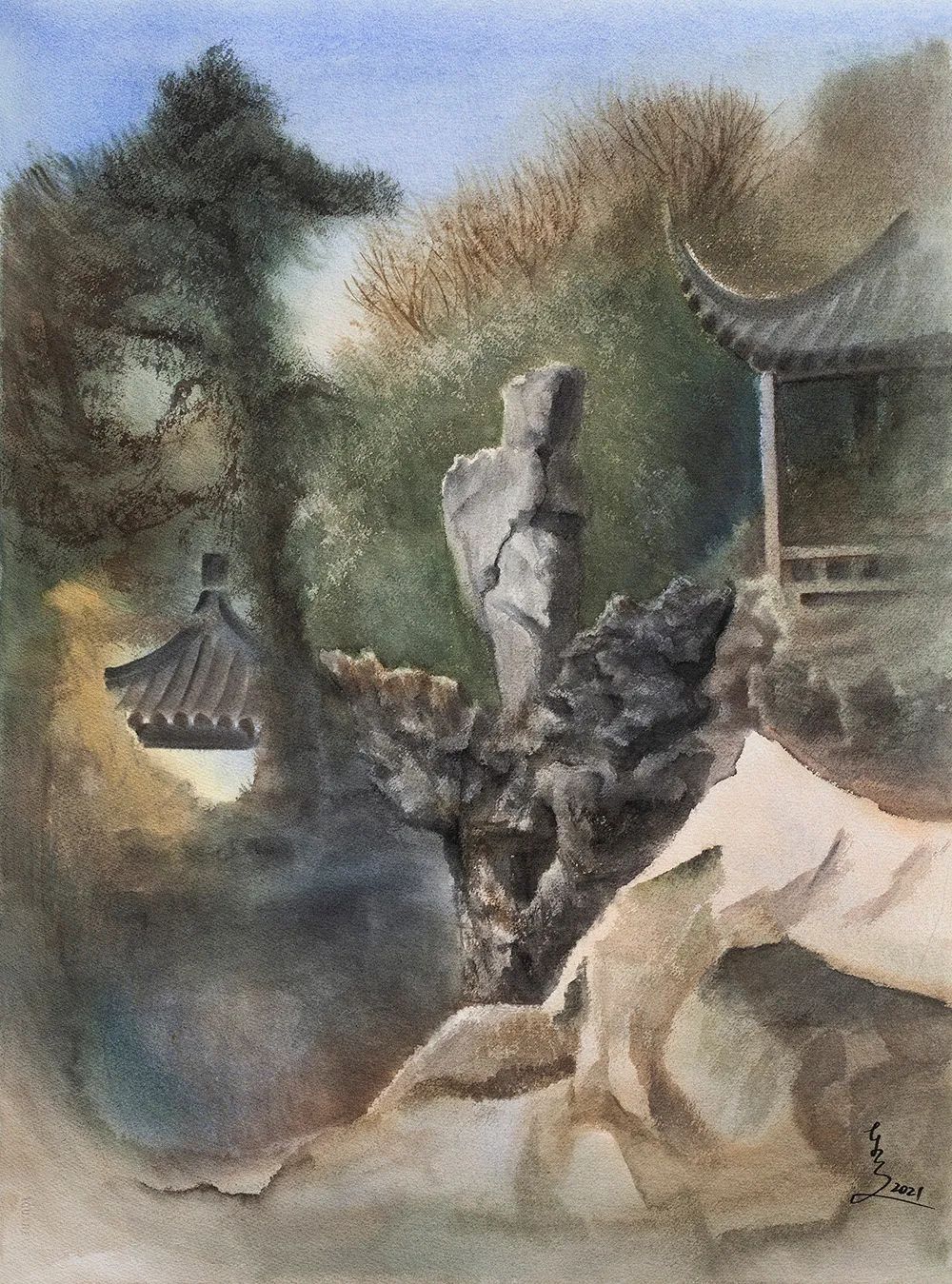 冼东文：寻找西施（蠡园情）