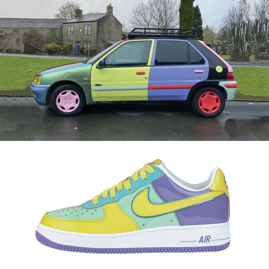 看了这些图片你懂了哪些道理,耐克汽车联名鞋