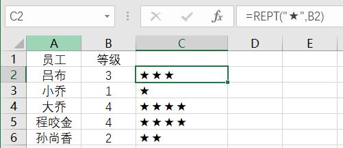excel如何用rept函数制作甘特图,excel中怎么做函数图
