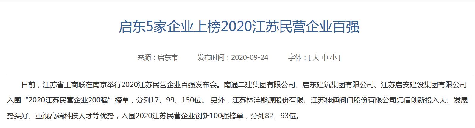 启东胡润百富榜,江苏启东十大民营企业