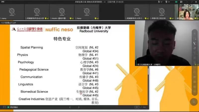 留学荷兰不能错过的干货信息|5.27《留学》云直播回顾