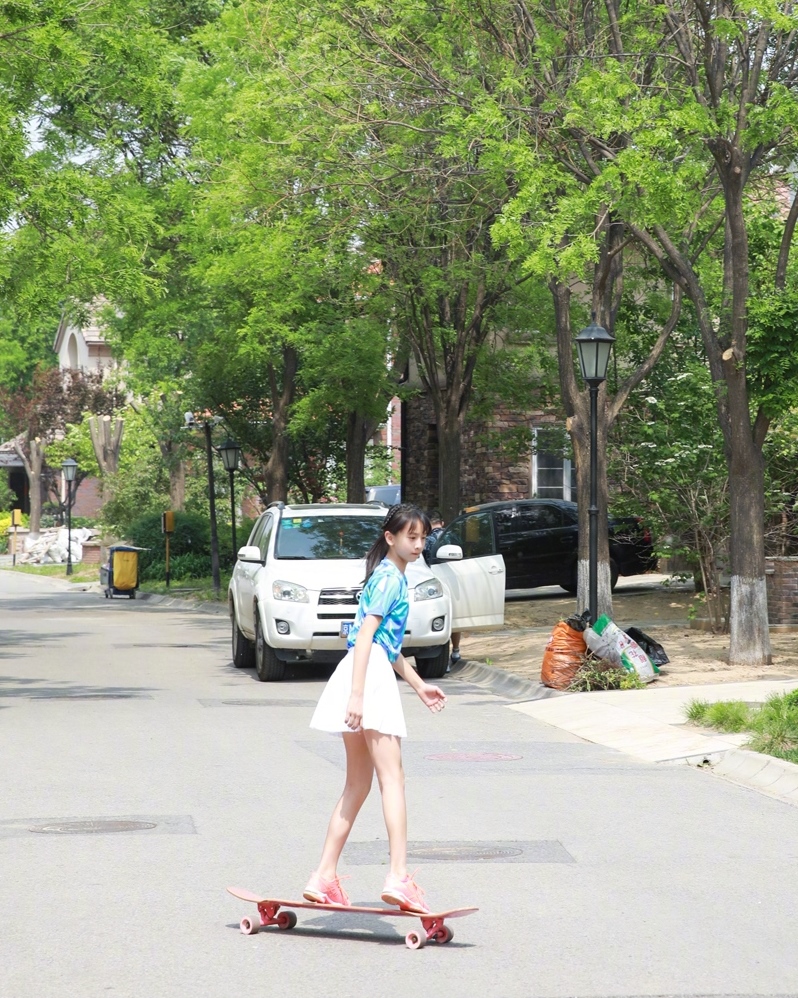 森碟穿搭合集,11岁森碟现身