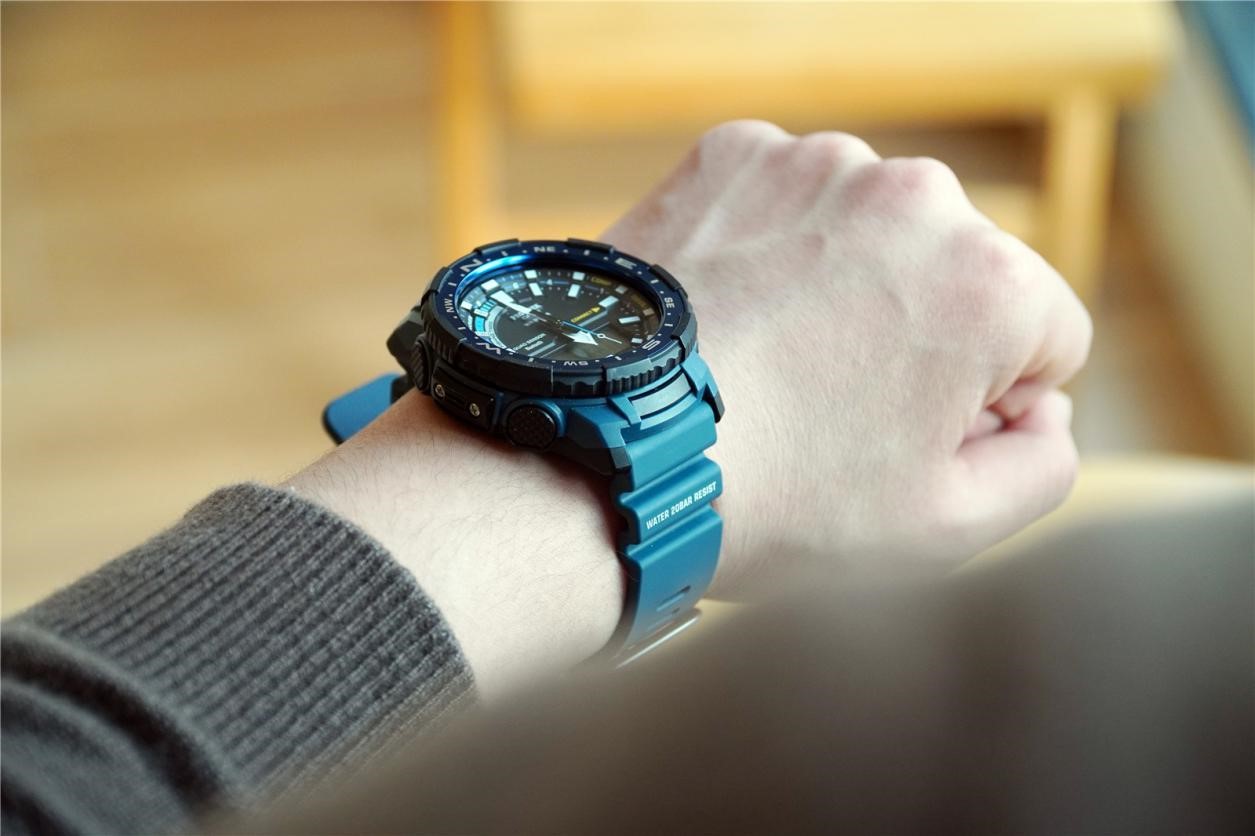 卡西欧protrek三重感应登山表prw-3500,卡西欧multibandprotrek