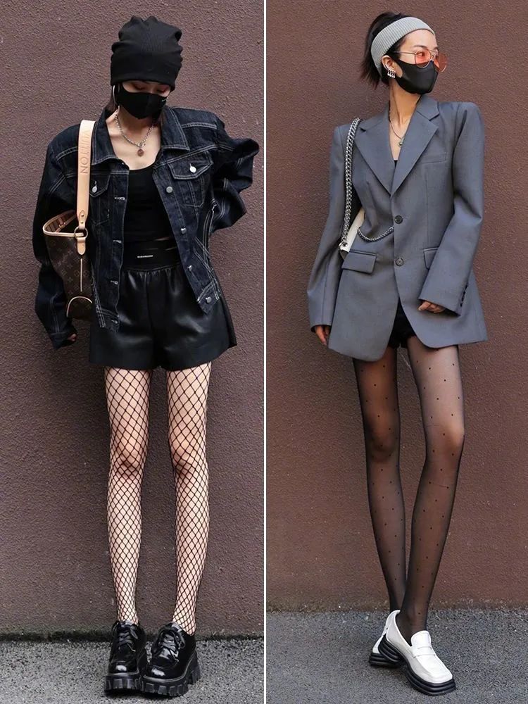 20套气质且不俗气的黑丝穿搭,性感高级不艳俗,这样穿也太好看了吧