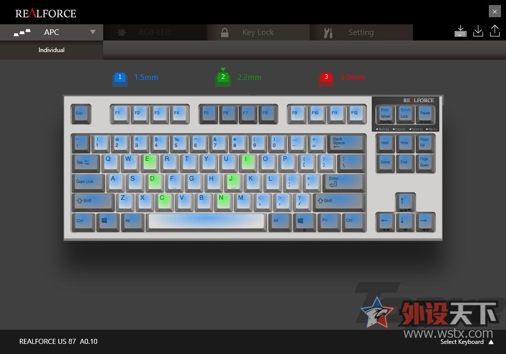 realforce 键盘亮灯 (realforce燃风标准)