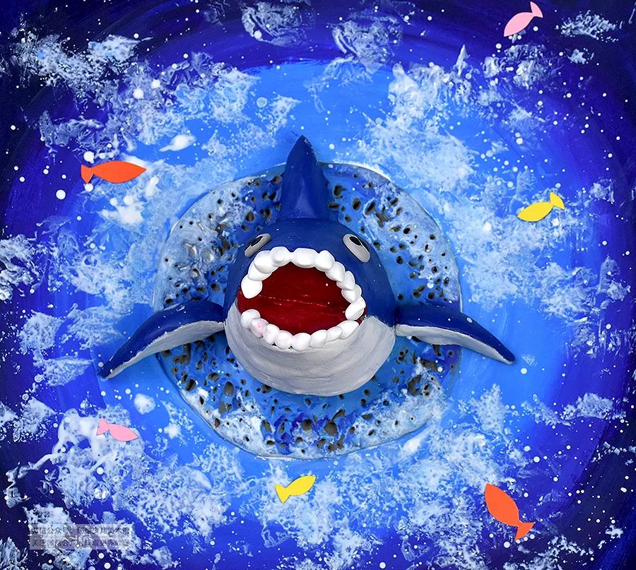 鲨鱼素描儿童画教程,儿童画教程海洋