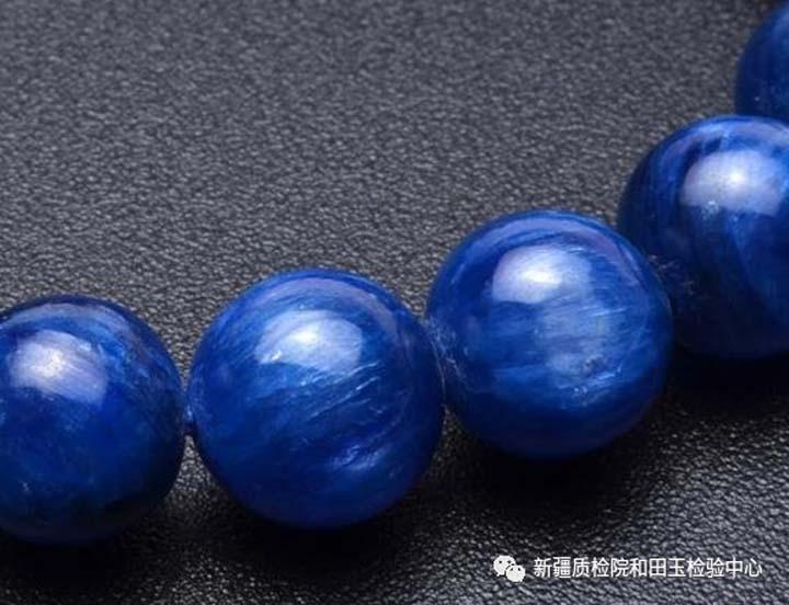 珠宝课堂鉴定,高品质蓝晶石是什么样子的