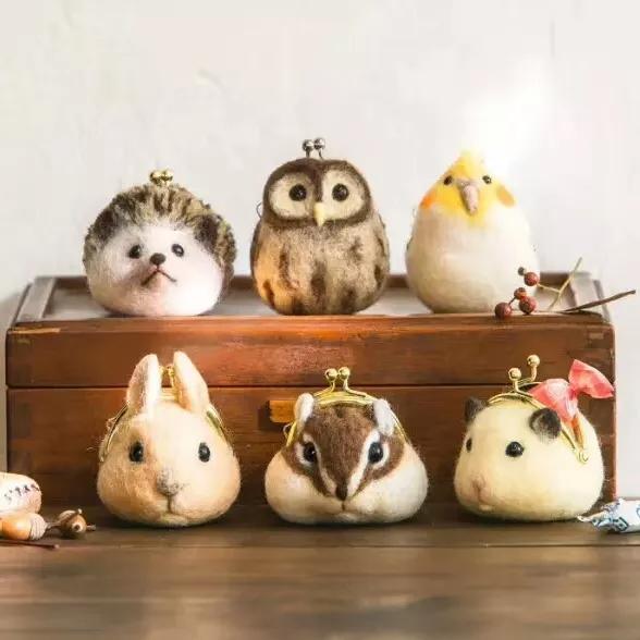 毛毡手工diy成品售卖,手工diy羊毛毡人物