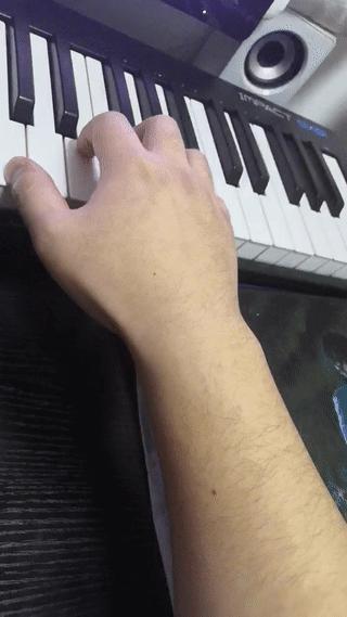 手小怎么弹八度,双八度怎么弹初学者