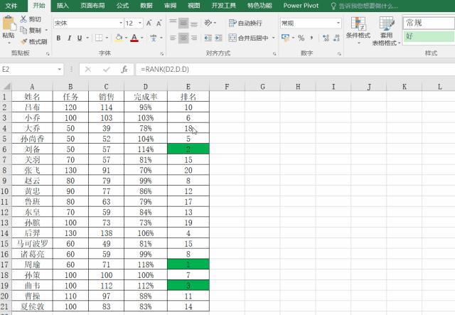excel每列最大数值自动变色,excel如何将排行前五自动标色