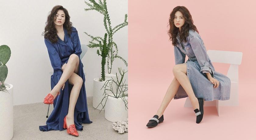 宋慧乔浪漫满屋斜马尾,宋慧乔长发卷发造型