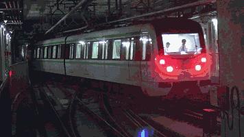 地铁在终点站怎么掉头的图片,地铁如何掉头视频大全