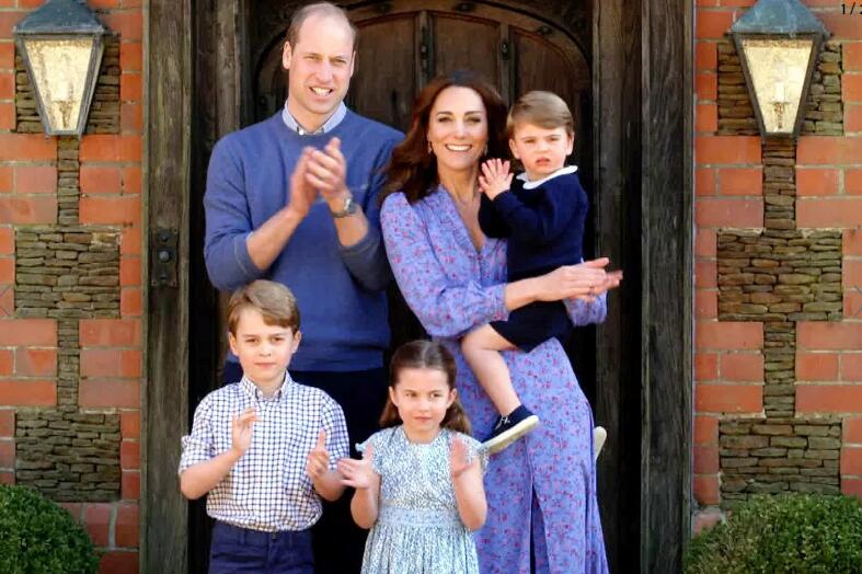 凯特王妃视频为医护打气，平价紫色裙子成焦点秒光，带货能力一流