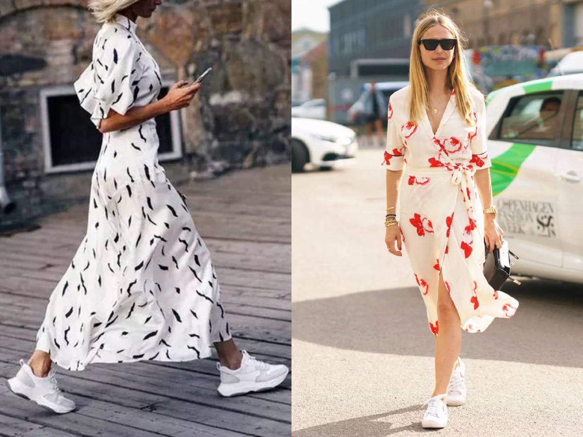 连衣裙高跟鞋漂亮,细高跟鞋搭配连衣裙