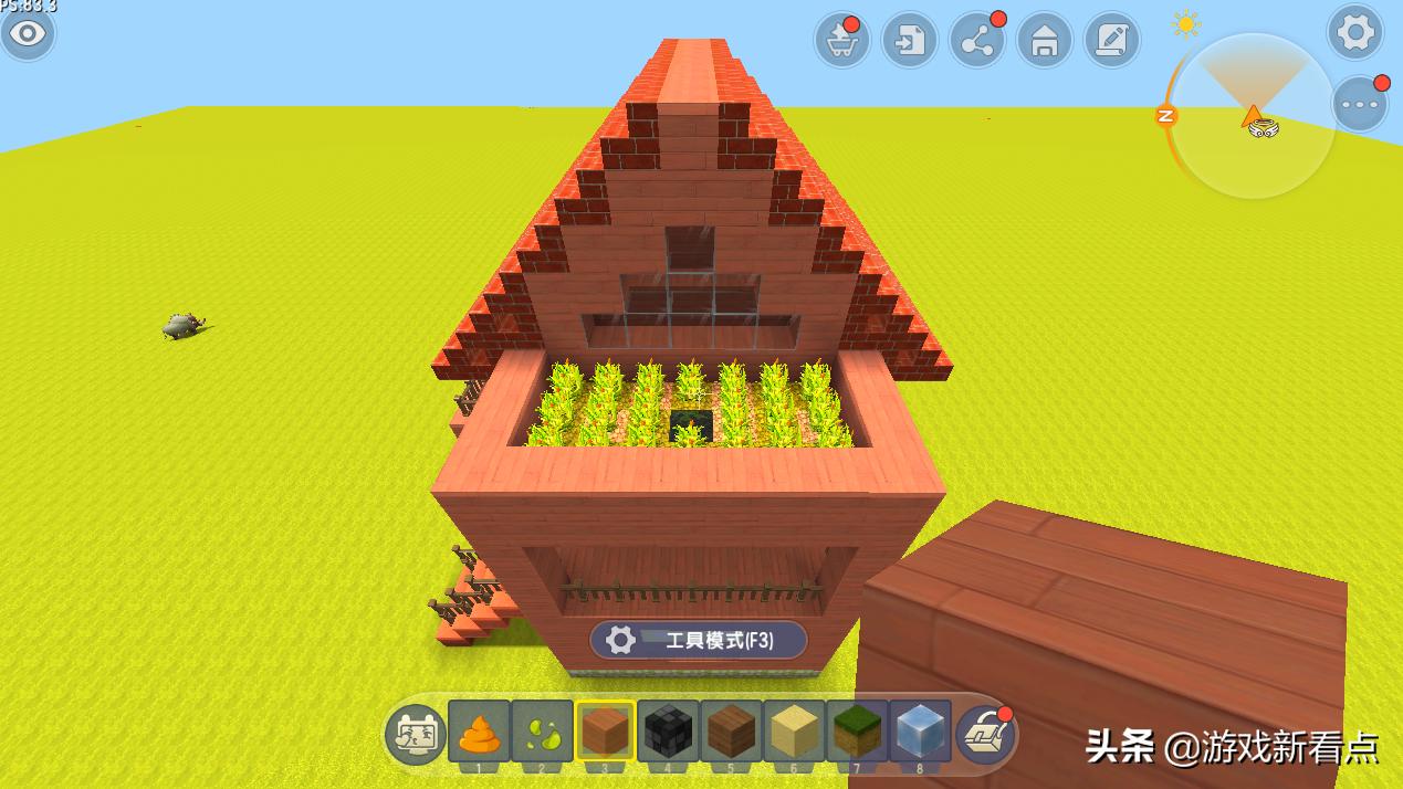 迷你世界最好看的少女心别墅教程,迷你世界最简单的房子最好看