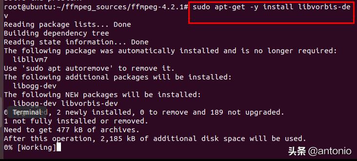 ffmpeglinux详细教程,ubuntu中安装ffmpeg