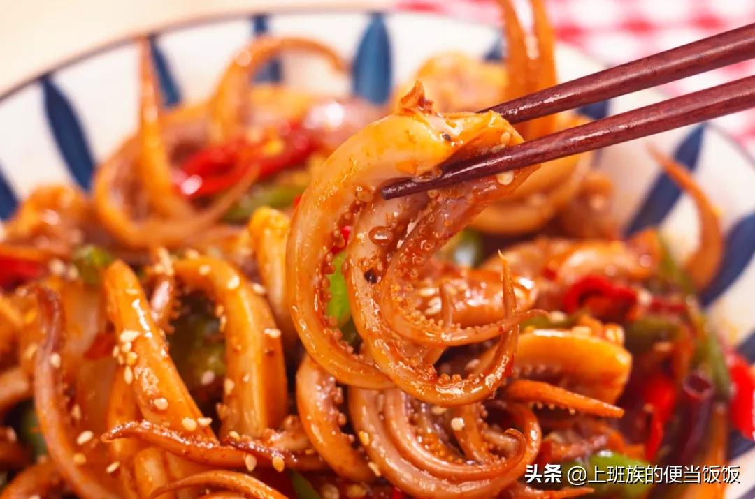 鱿鱼好吃又简单的家常做法不辣的,鱿鱼的家常做法铁板