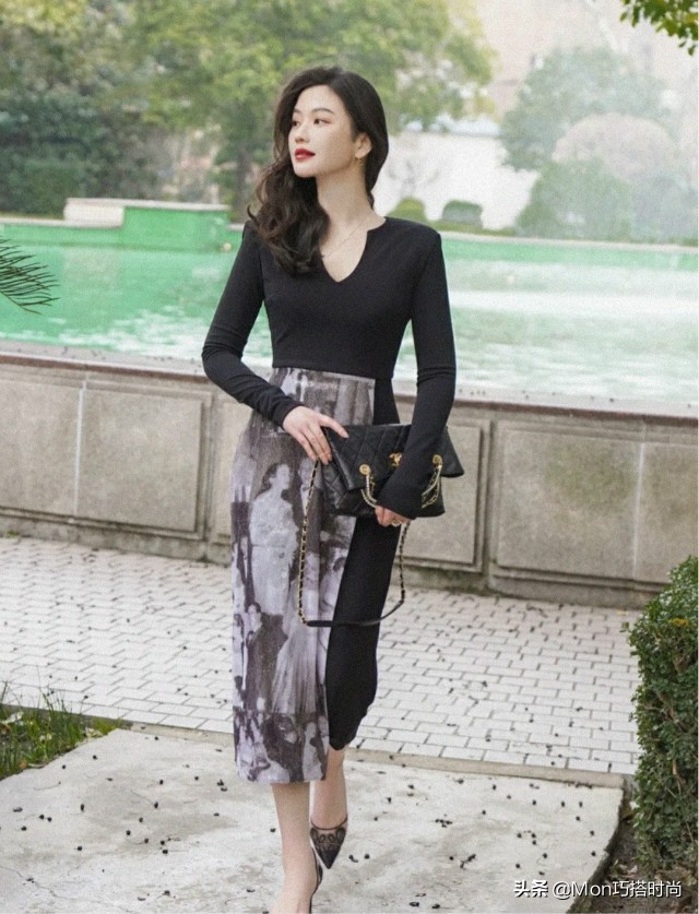 如何把宽大的毛衣穿得显瘦,春天穿毛衣教程