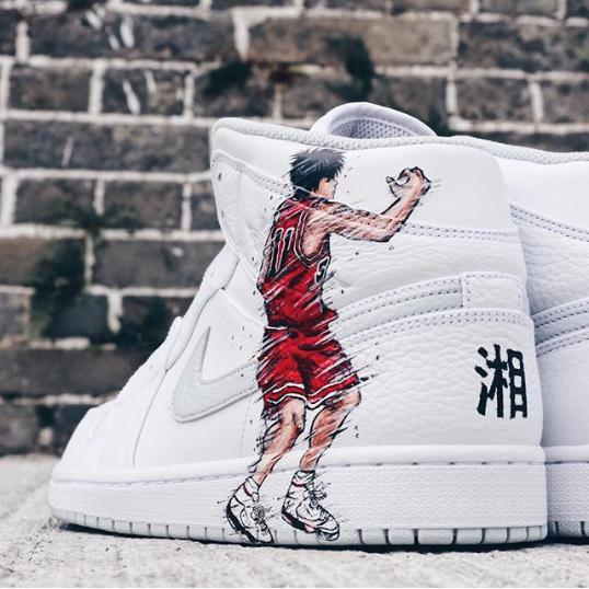 灌篮高手篮球鞋亚瑟士,教练我想打篮球三井寿