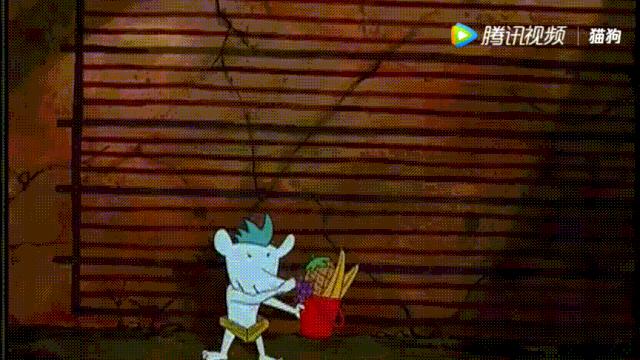 “让你看到​老鼠人很抱歉，我会马上离开。”