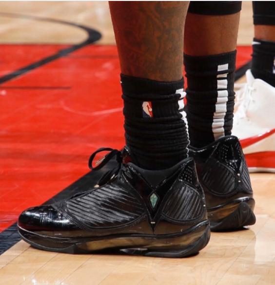 哈雷尔上脚麦迪球鞋,哈雷尔上脚球鞋aj6