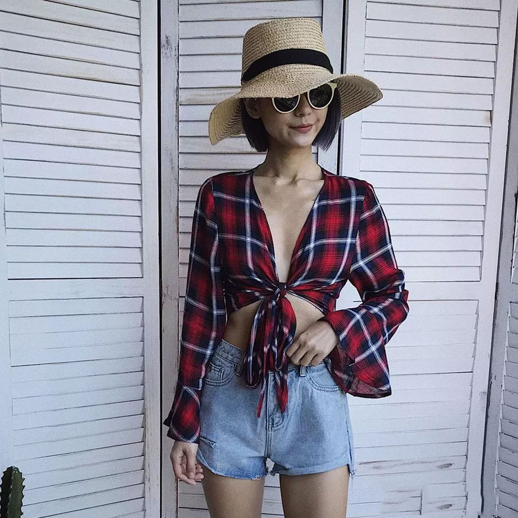 土气格子衫,格子衫如何穿好看