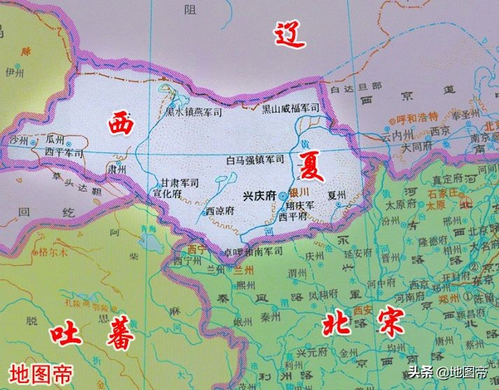 西夏在北宋灭亡时为何没扩张,西夏王朝地盘