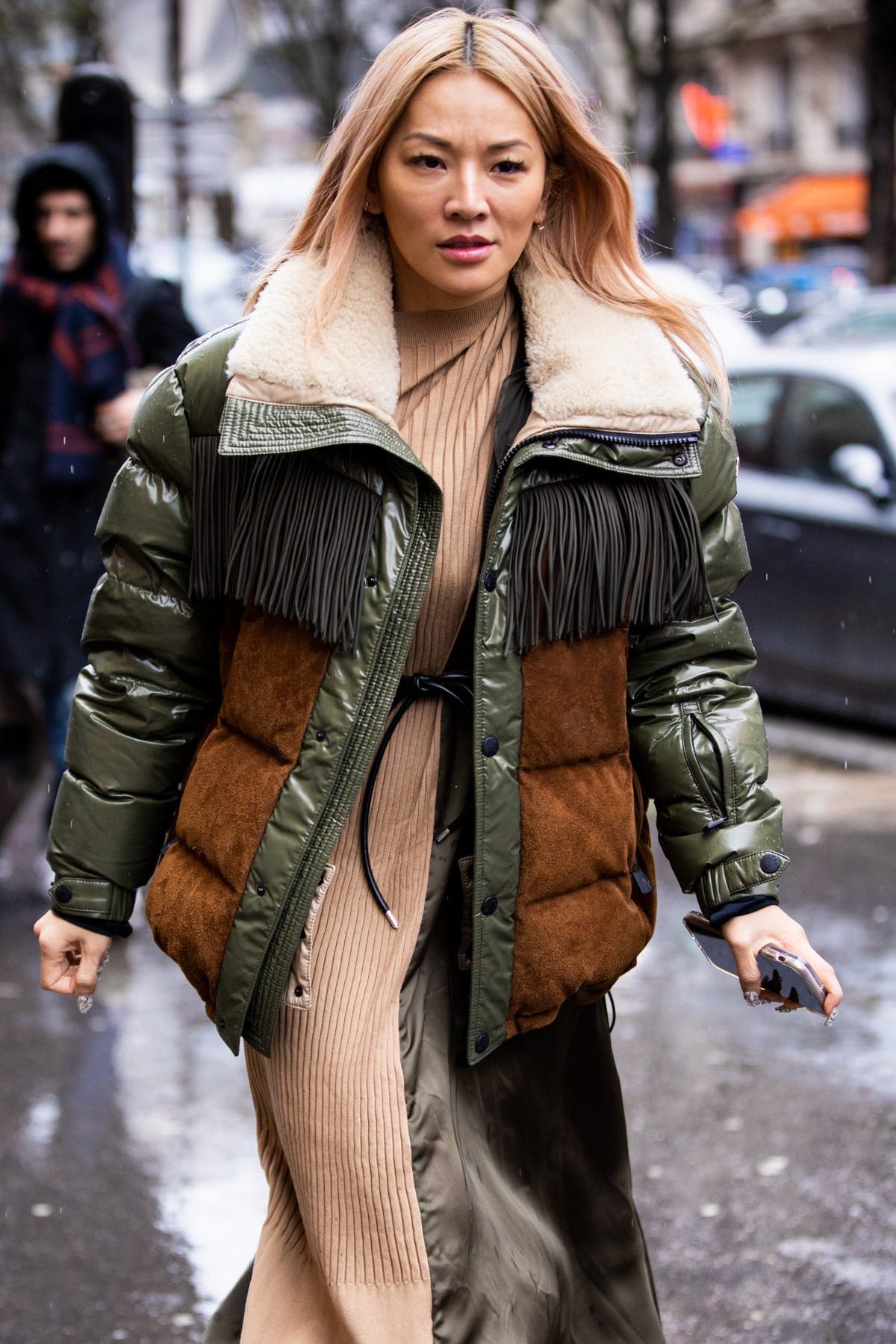 驼色泰迪大衣怎么穿显瘦,立领泰迪大衣怎么搭配