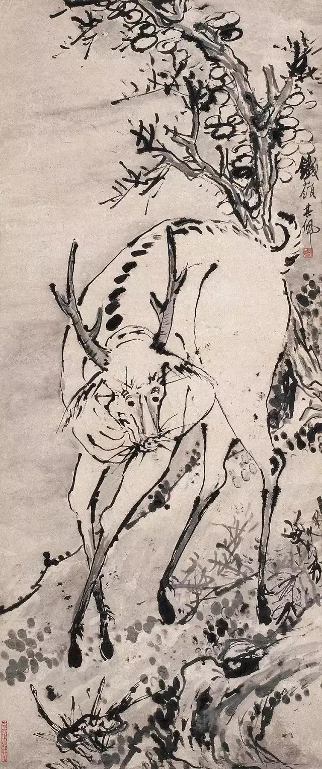 这组花鸟画作品着实让人眼前一亮,这水墨花鸟画太养眼了