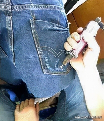 牛仔洗水的八道工序,牛仔洗水工艺流程与效果