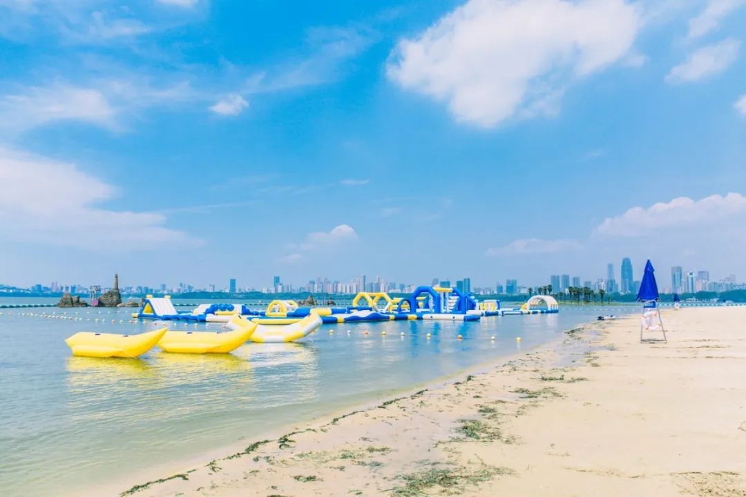 在海沙里打滚,东湖内藏着武汉“小巴厘”