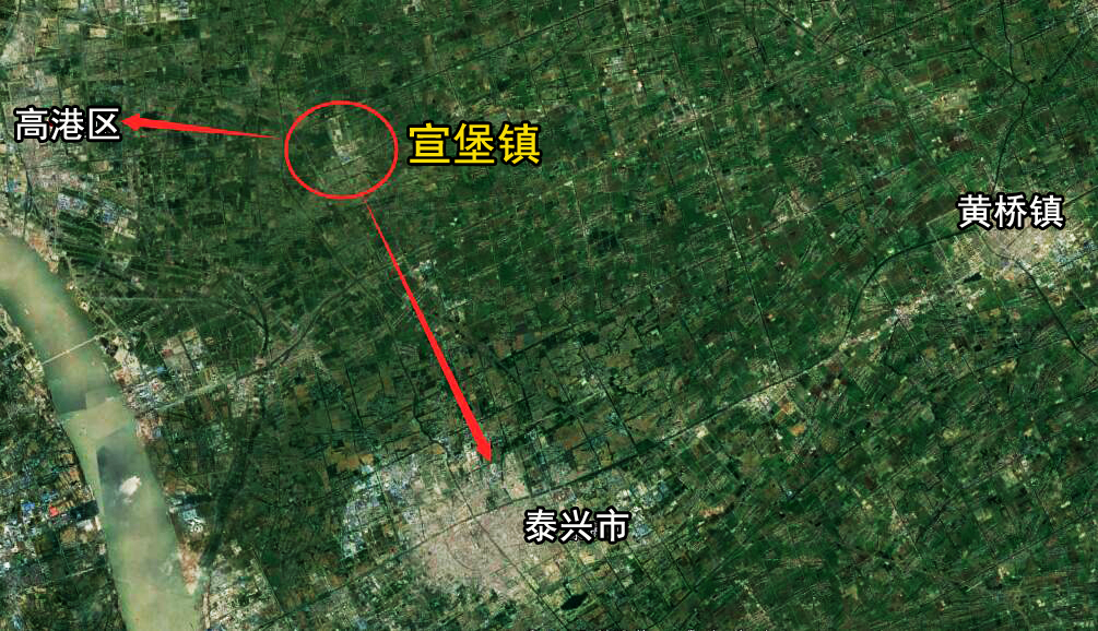 江苏泰兴市最小的镇，紧邻泰州高港区，拥有古银杏森林公园