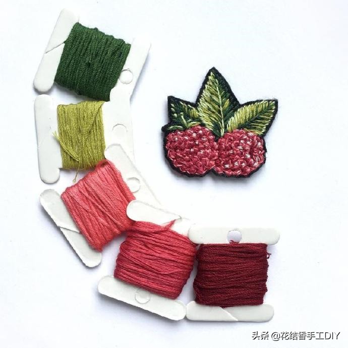 怎么学刺绣教程简单易学,刺绣技巧叶子的刺绣针法