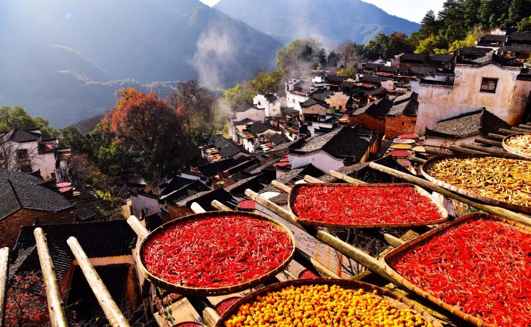 婺源篁岭晒秋节开幕式,篁岭第八届晒秋节