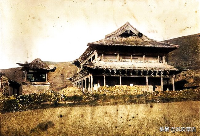 老照片1928年山西省五台山旧貌,忻州五台山影像